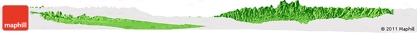 Political Horizon Map of Urumqi, cropped outside