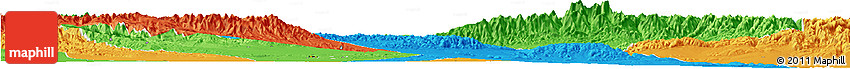 Political Horizon Map of Urumqi