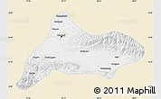 Classic Style Map of Urumqi, single color outside