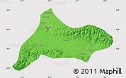 Political Map of Urumqi, cropped outside
