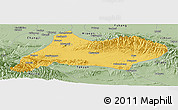 Savanna Style Panoramic Map of Urumqi