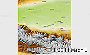 Physical 3D Map of Usu