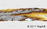 Physical Panoramic Map of Wenquan