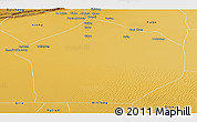 Physical Panoramic Map of Xayar
