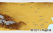 Physical 3D Map of Yanqi