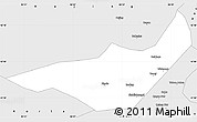 Silver Style Simple Map of Yanqi