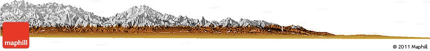 Physical Horizon Map of Yengisar