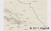 Shaded Relief 3D Map of Yiwu