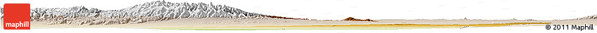 Physical Horizon Map of Yiwu, lighten Physical Horizon Map of Yiwu, lighten