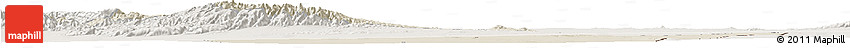 Shaded Relief Horizon Map of Yiwu, lighten Shaded Relief Horizon Map of Yiwu, lighten