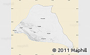 Classic Style Map of Yiwu, single color outside