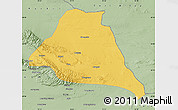 Savanna Style Map of Yiwu