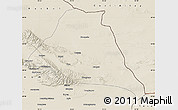 Shaded Relief Map of Yiwu