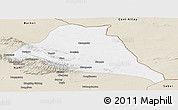 Classic Style Panoramic Map of Yiwu