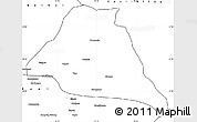 Blank Simple Map of Yiwu