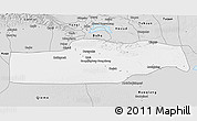 Silver Style 3D Map of Yuli