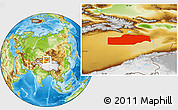 Physical Location Map of Yuli