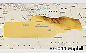 Physical Map of Yuli, shaded relief outside