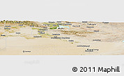 Satellite Panoramic Map of Yuli