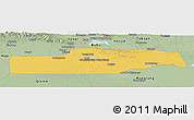 Savanna Style Panoramic Map of Yuli