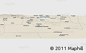 Shaded Relief Panoramic Map of Yuli