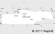 Silver Style Simple Map of Yuli