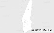 Silver Style Simple Map of Yutian