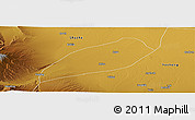 Physical Panoramic Map of Zepu