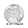 Outline Map of Zhaosu