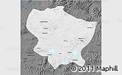 Physical 3D Map of Amdo, darken