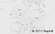 Physical 3D Map of Amdo, lighten, semi-desaturated