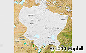 Physical 3D Map of Amdo, satellite outside