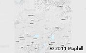 Physical 3D Map of Amdo, semi-desaturated