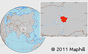 Gray Location Map of Amdo