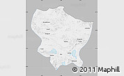 Gray Map of Amdo, single color outside
