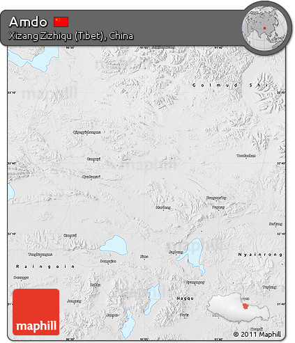 Physical Map of Amdo