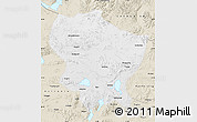 Physical Map of Amdo, shaded relief outside