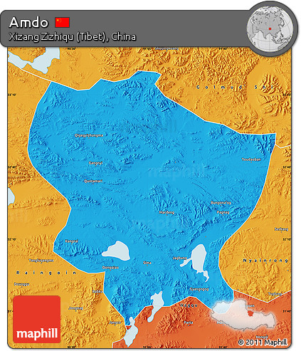 Political Map of Amdo