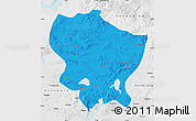 Political Map of Amdo, physical outside