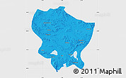 Political Map of Amdo, single color outside