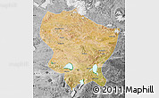 Satellite Map of Amdo, desaturated