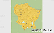 Savanna Style Map of Amdo, single color outside
