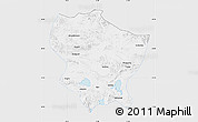 Silver Style Map of Amdo, single color outside