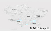 Physical Panoramic Map of Amdo, cropped outside