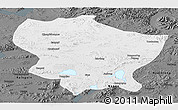 Physical Panoramic Map of Amdo, darken
