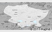 Physical Panoramic Map of Amdo, darken, semi-desaturated