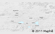 Physical Panoramic Map of Amdo, lighten, desaturated