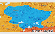 Political Panoramic Map of Amdo