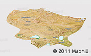 Satellite Panoramic Map of Amdo, cropped outside