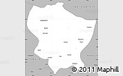 Gray Simple Map of Amdo